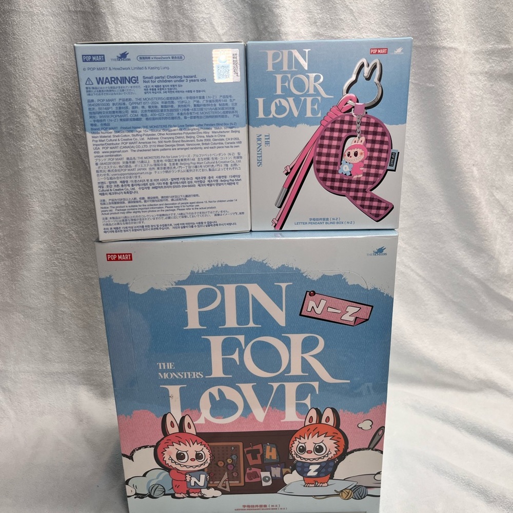 Authentic Pop Mart Pin for Love Single Box